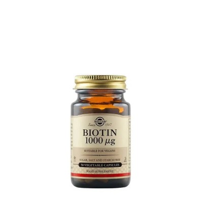 Solgar Biotin 1000μg Herbal Dietary Supplement 50pcs