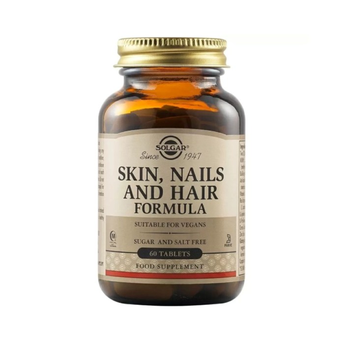 Solgar Skin Nails And Hair Formula Συμπλήρωμα Διατροφής 60τμχ