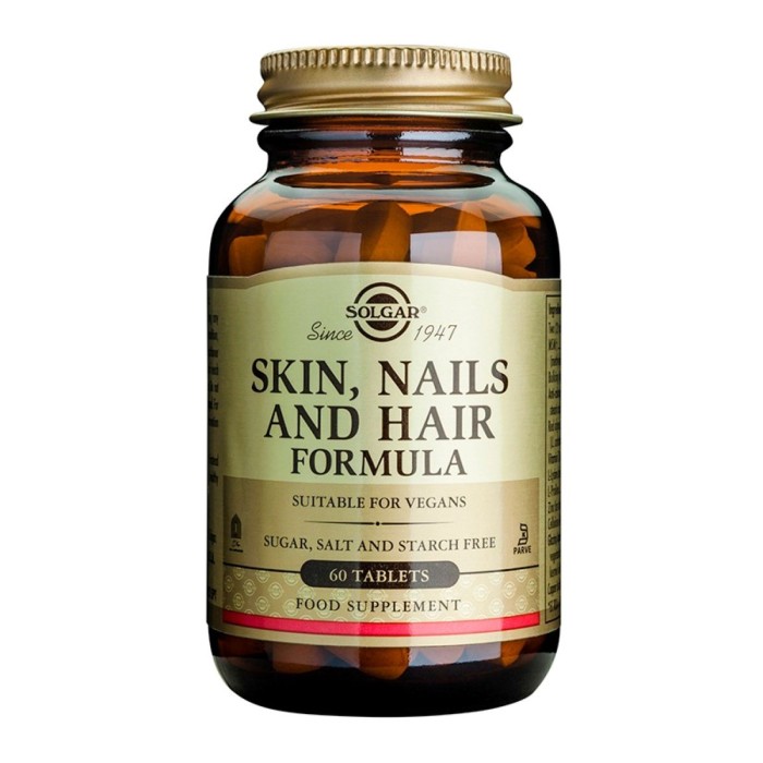 Solgar Skin Nails And Hair Formula Συμπλήρωμα Διατροφής 120τμχ