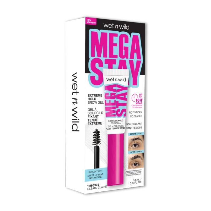 Wet n Wild Mega Stay Extreme Hold Brow Gel Transparent 5,6gr