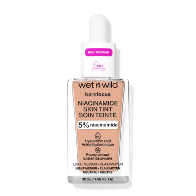 Wet n Wild Bare Focus - Skin Tint Serum Foundation Με Νιασιναμίδη Light Medium 32gr