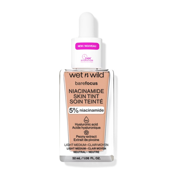 Wet n Wild Bare Focus - Skin Tint Serum Foundation Με Νιασιναμίδη Light Medium 32gr