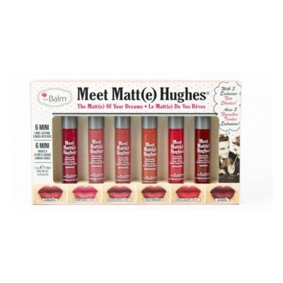theBalm Mmh : Meet Matte Hughes 6 Mini Liquid Lipsticks Vol. 12 6 x 1.2ml