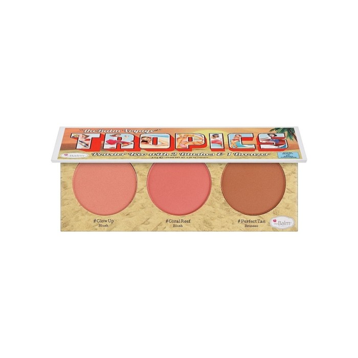 theBalm Voyage- Tropics Powder Trio With 2 Blushes & 1 Bronzer 8.5g