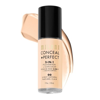 Milani Conceal + Perfect 2in1 Liquid Foundation 00 Light Natural