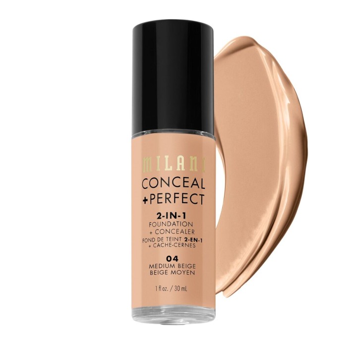 Milani Conceal + Perfect 2in1 Liquid Foundation 04 Medium Beige
