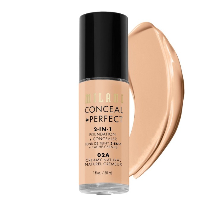 Milani Conceal + Perfect 2in1 Liquid Foundation 02A Creamy Natural