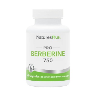 Natures Plus Pro Berberine Συμπλήρωμα Διατροφής 750mg 60 Ταμπλέτες