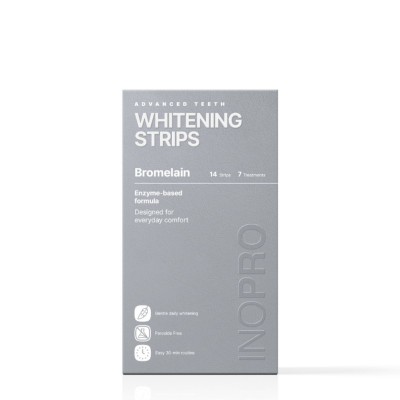 Inopro Advanced Whitening Strips Bromelain - 7 treatments