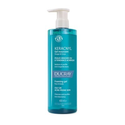 Ducray Keracnyl – Foaming Cleansing Gel for Acne-Prone Skin, 400ml