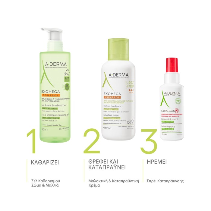 A-Derma Exomega Soothing Anti-Itch Cream 400ml