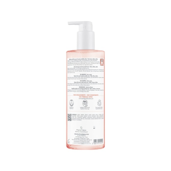 Eau Thermale Avene Xeracalm Nutrition Cleansing Gel 500ml