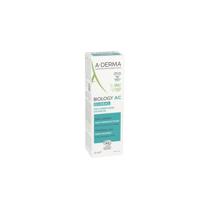 A-Derma Biology AC Global Κρέμα για Ατέλειες & Ακμή 40ml