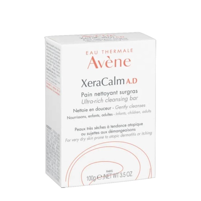 Eau Thermale Avene XeraCalm A.D Super-Slimming Cleansing Bar 100g