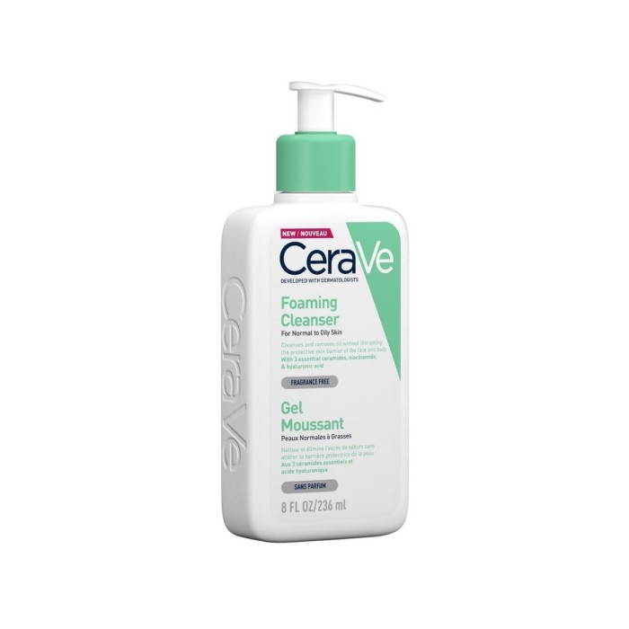 Cerave Foaming Cleanser Gel Τζελ Καθαρισμού 236ml