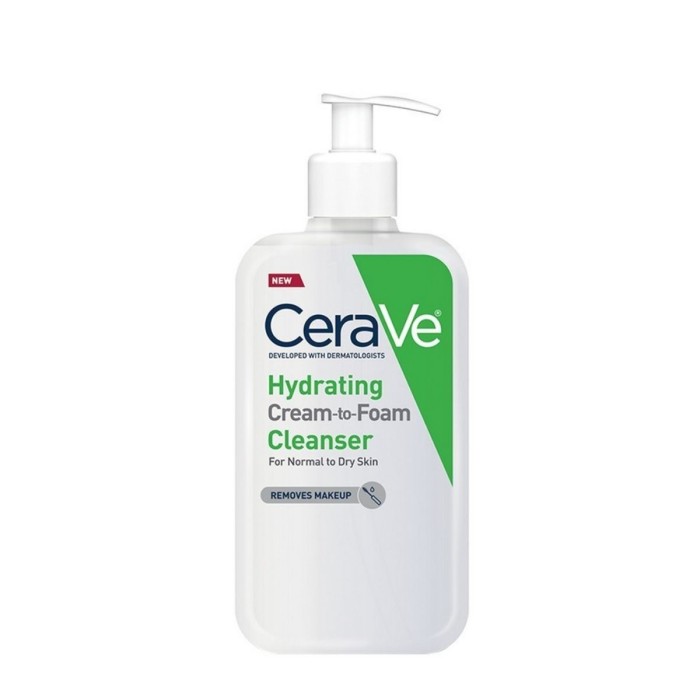 CeraVe Hydrating Cream-to-Foam Cleanser Καθαριστικό Προσώπου 236ml