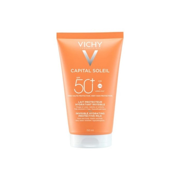 Vichy Capital Soleil Invisible Hydrating Milk Αόρατο Ενυδατικό Αντηλιακό Γαλάκτωμα SPF50+ 150ml