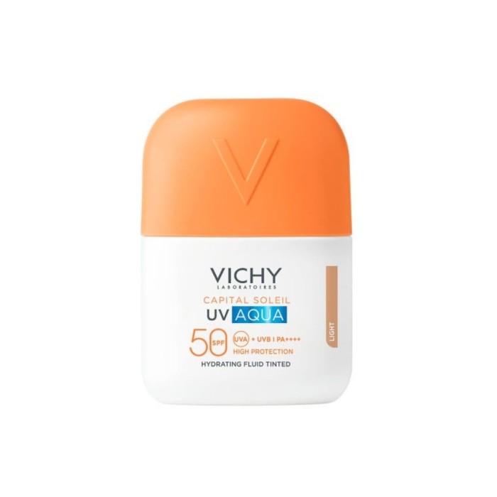 Vichy Capital Soleil UV Aqua Hydrating Fluid Tinted Light Face Sunscreen Αντηλιακό Προσώπου με Χρώμα SPF50 50ml