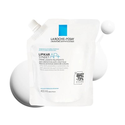 La Roche-Posay Lipikar Syndet AP+ Κρέμα Καθαρισμού Σώματος Refill 400ml