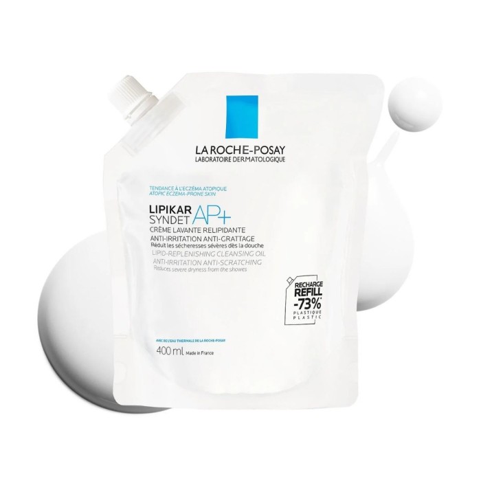 La Roche-Posay Lipikar Syndet AP+ Κρέμα Καθαρισμού Σώματος Refill 400ml