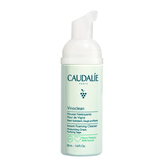 Caudalie Vinoclean Instant Foaming Cleanser Αφρός Καθαρισμού Προσώπου 50ml