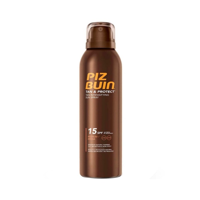 Piz Buin Tan+Prot Intensifying Sun Spray Αντηλιακό Σώματος σε Σπρει SPF15 150ml