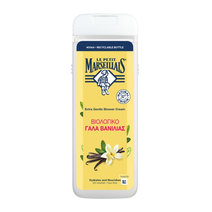 Le Petit Marseillais Organic Vanilla Milk Shower Cream  650ml