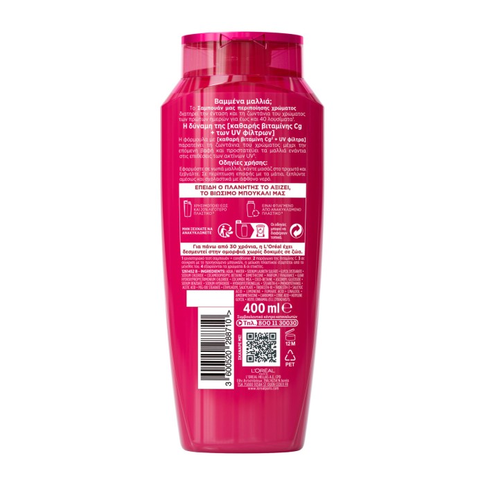 Elvive Color Vive - Σαμπουάν Για Βαμμένα Μαλλιά, 400ml