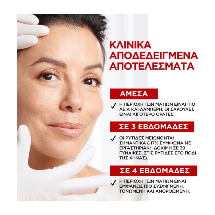 LOreal Paris Revitalift Laser - Κρέμα Ματιών Δραστικής Αντιγήρανσης, 15ml