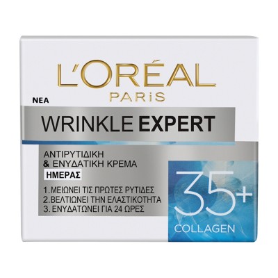 LOreal Paris Wrinkle Expert 35+ - Αντιρυτιδική & Ενυδατική Κρέμα Ημέρας, 50ml