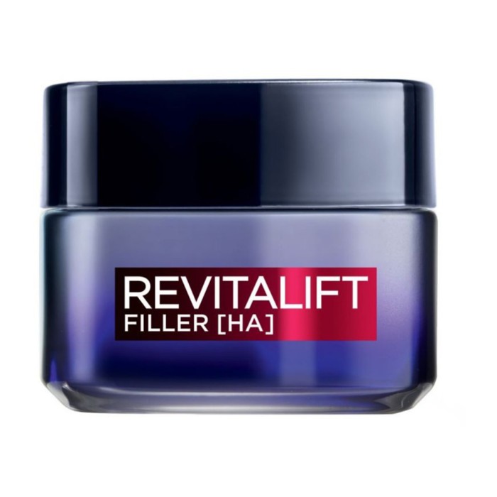 LOreal Paris Revitalift - Κρέμα Σύσφιξης Νύχτας με Υαλουρονικό, 50ml