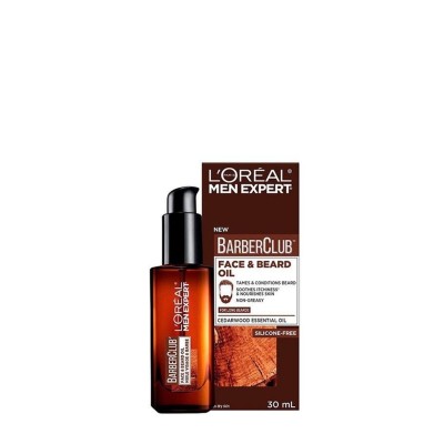 L Oreal Men Expert Barber Club Beard Oil Έλαιο Για Μούσια 30ml
