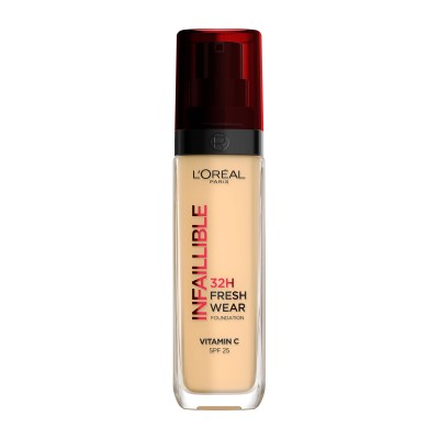 LOreal Paris Infaillible 32H - Υγρό Foundation για Πλήρη Κάλυψη 120 Warm, 30ml