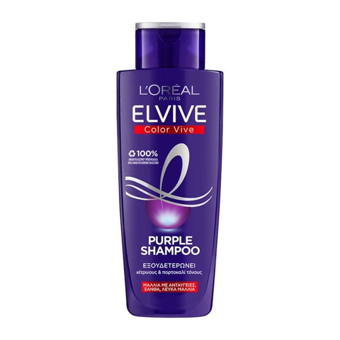 Elvive Color Vive Purple - Σαμπουάν Για Ξανθά Μαλλιά, 200ml