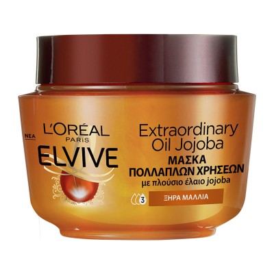 Elvive Extraordinary Oil - Μάσκα Μαλλιών Πολλαπλών Χρήσεων, 300 ml