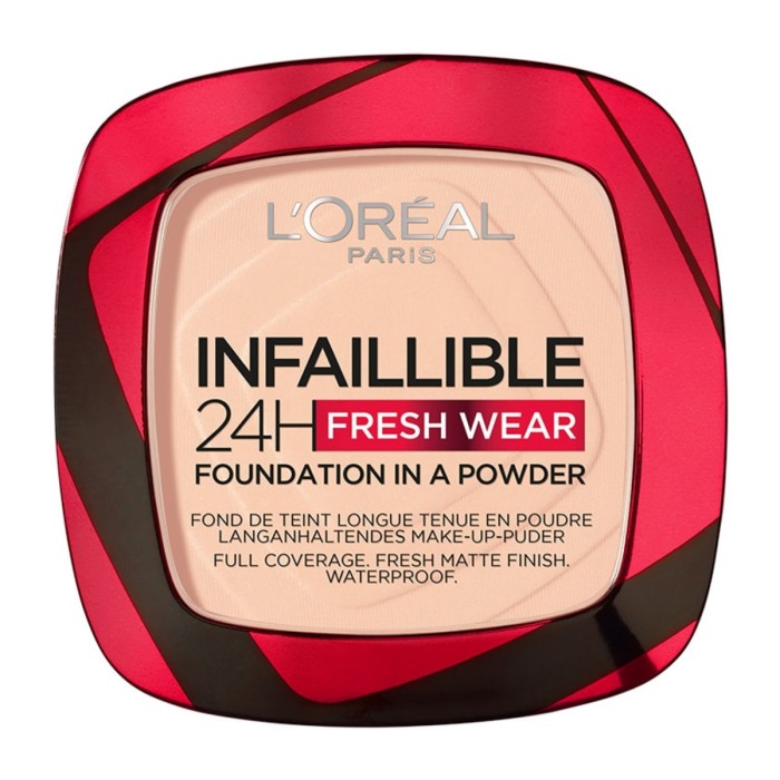 LOreal Paris Infaillible 24H Fresh Wear Foundation In A Powder 180 Rose Sand, 9gr