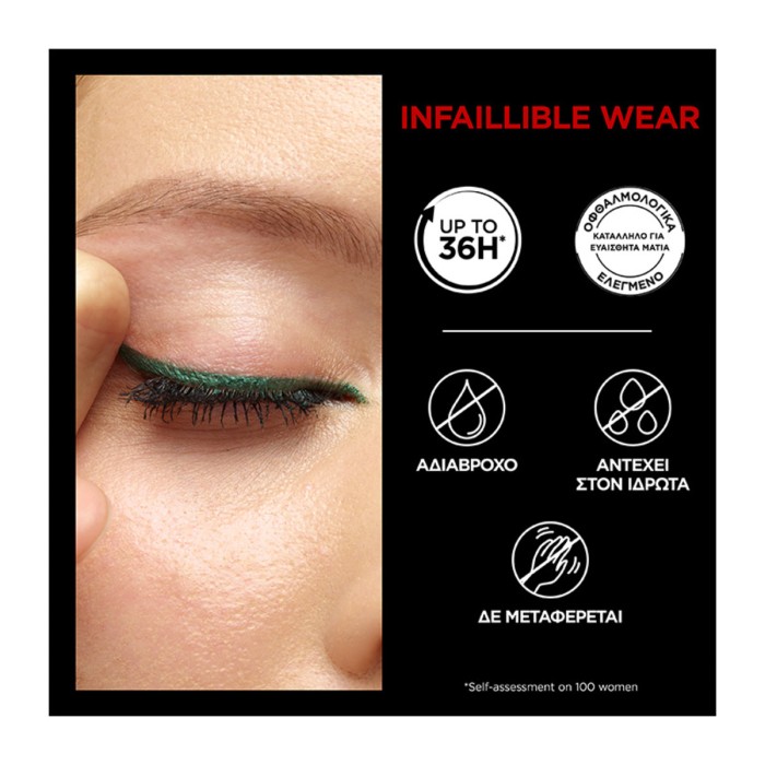 LOreal Paris Infaillible Grip Eyeliner 36H 5 Blue Jersey, 1.2gr