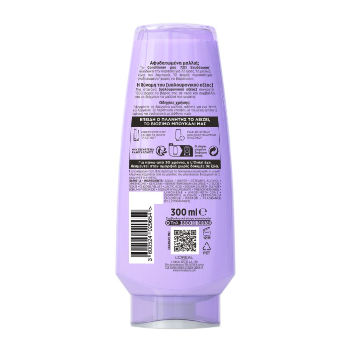 Elvive Hydra Hyaluronic Conditioner, 300ml