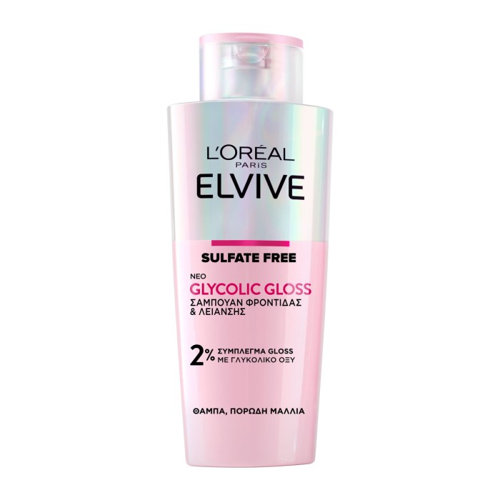 Elvive Glycolic Gloss - Σαμπουάν Φροντίδας & Λείανσης, 200ml