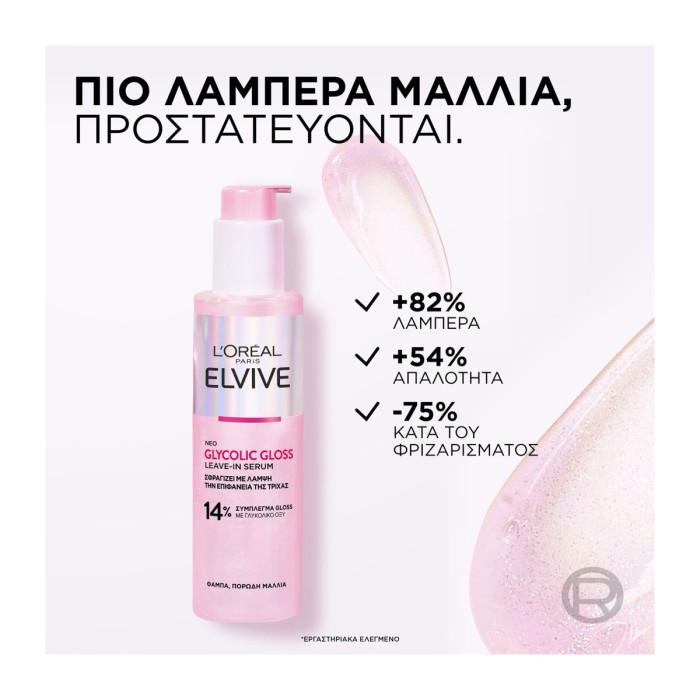 Elvive Glycolic Gloss - Ορός Λάμψης, 150ml