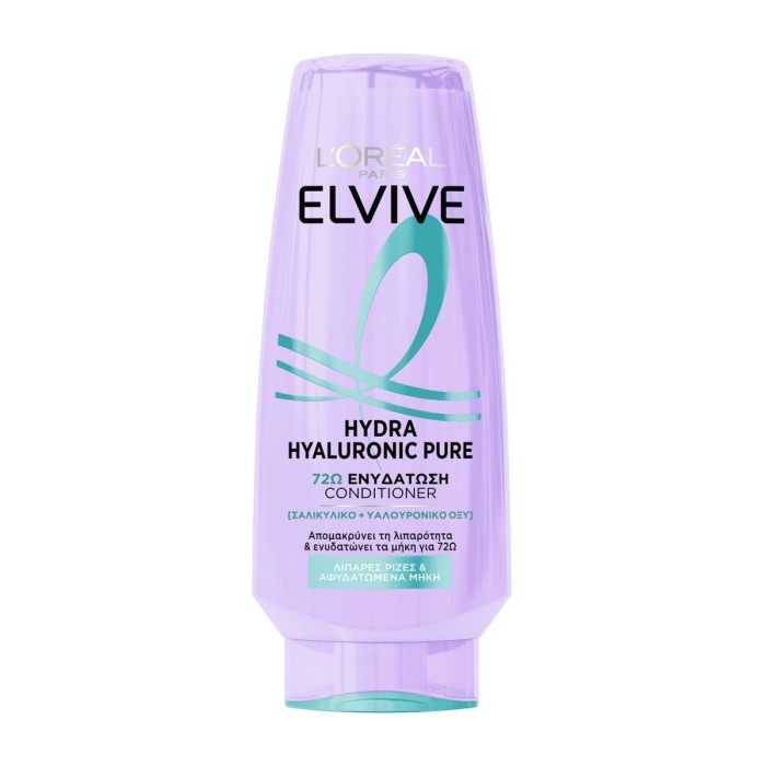 Elvive Hydra Hyaluronic Pure - Conditioner Καθαρισμού & Ενυδάτωσης, 300ml