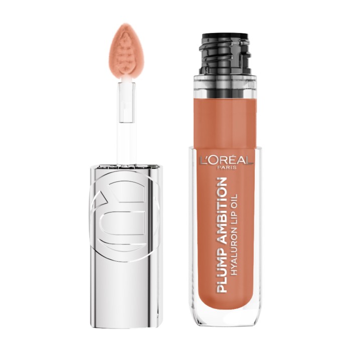 LOreal Paris Plump Ambition - Ενυδατικό Plumping Λάδι Χειλιών 641 Latte Glaze, 5ml