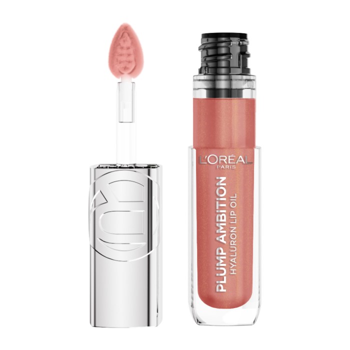 LOreal Paris Plump Ambition - Ενυδατικό Plumping Λάδι Χειλιών 650 Nude Macaron, 5ml