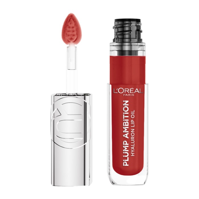 LOreal Paris Plump Ambition - Ενυδατικό Plumping Λάδι Χειλιών 390 Cherry Cherie, 5ml