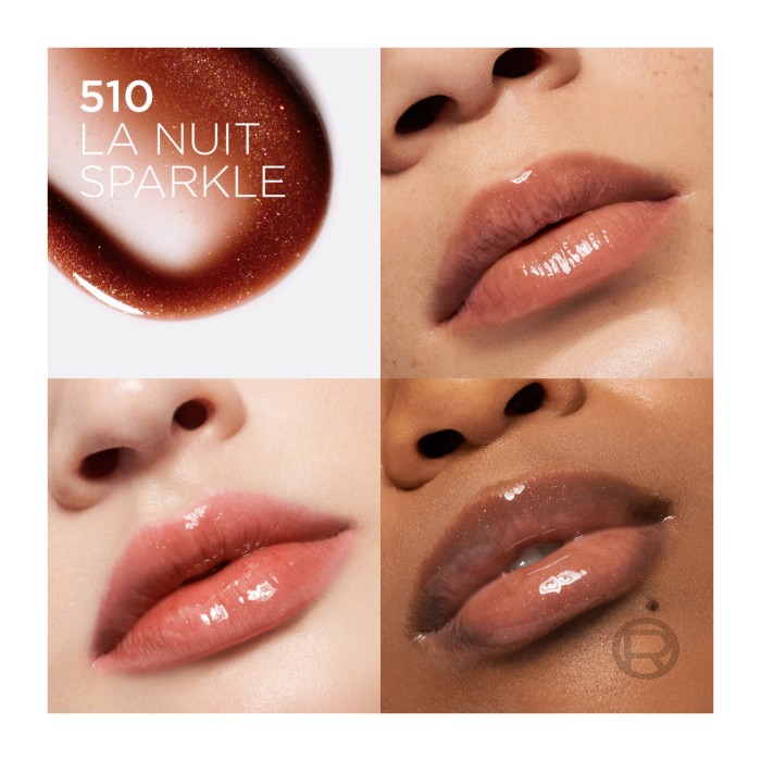 LOreal Paris Plump Ambition Hyaluron Lip Oil 510 La Nuit Sparkle, 5ml