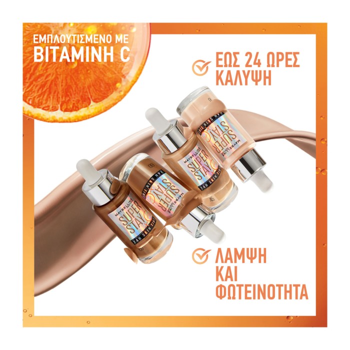 Maybelline Superstay Skin Tint Glow Foundation Shade 31