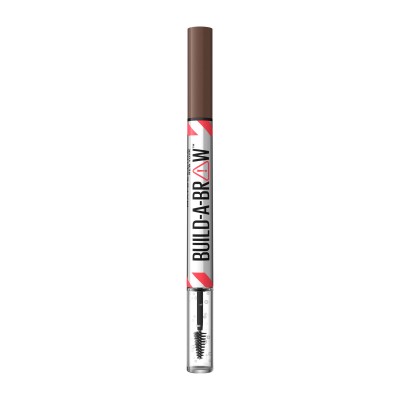 Maybelline Build-A-Brow Brow Pen+Gel - 2 Σε 1 Στυλό & Τζελ Φρυδιών 257 Medium Brown
