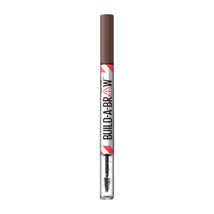 Maybelline Build-A-Brow Brow Pen+Gel - 2 Σε 1 Στυλό & Τζελ Φρυδιών 257 Medium Brown