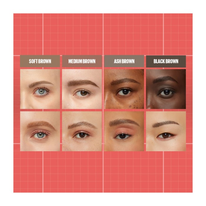 Maybelline Build-A-Brow Brow Pen+Gel - 2 Σε 1 Στυλό & Τζελ Φρυδιών 257 Medium Brown