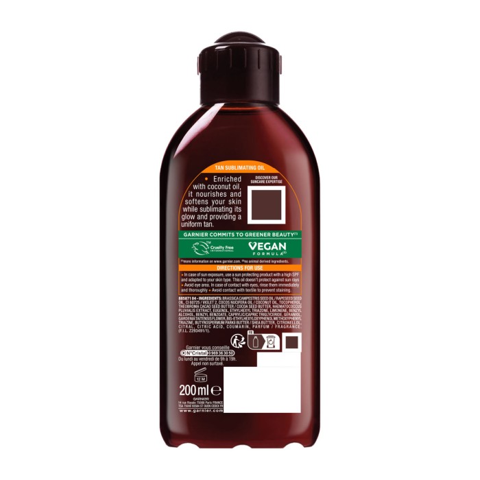 Garnier Ambre Solaire Bronzing Oil Intense, 200ml